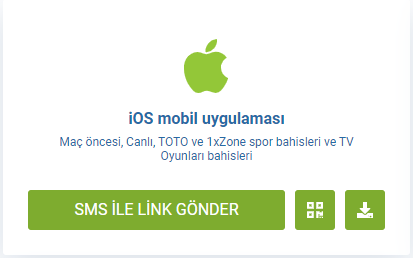 1xBet iOS mobil uygulaması
